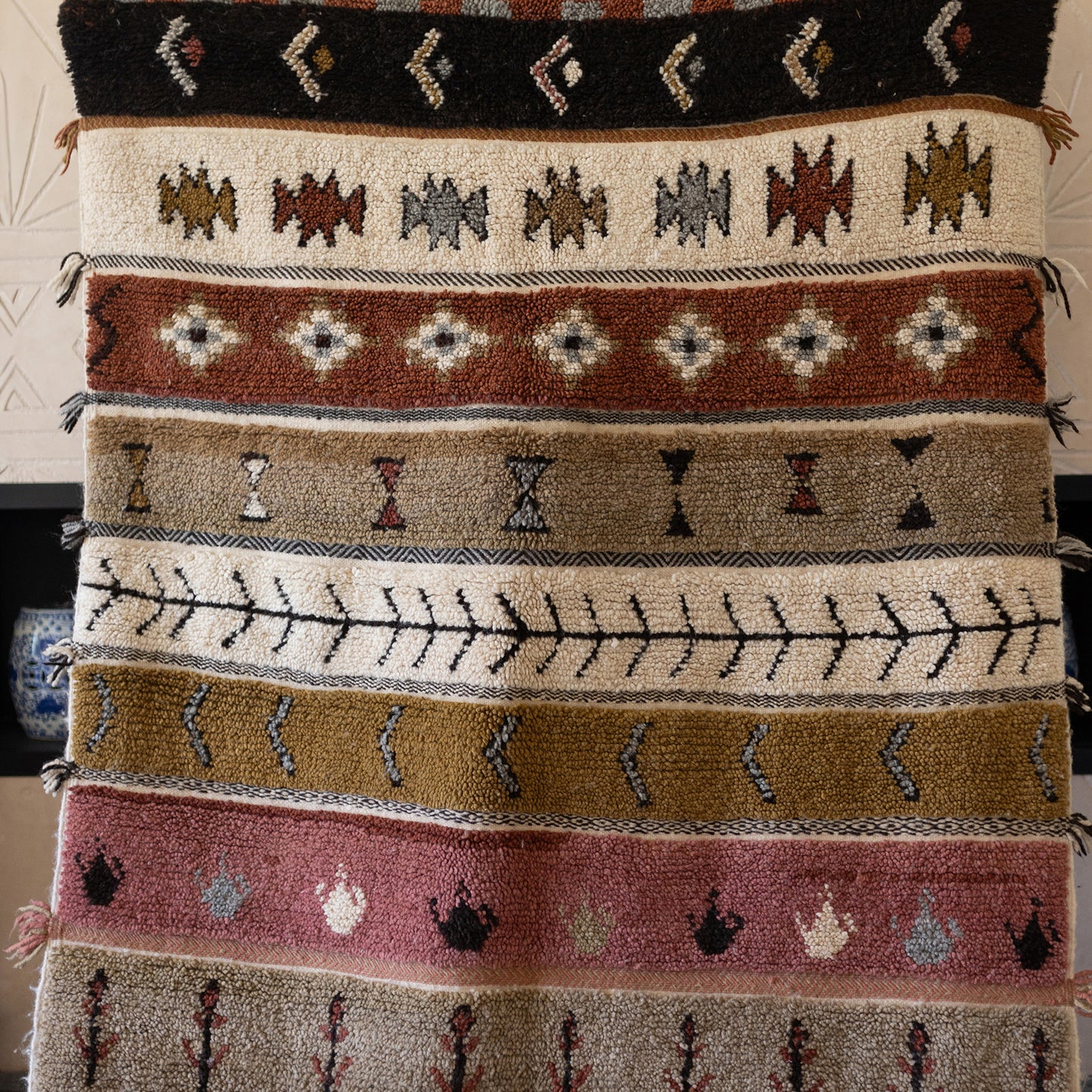 Colorful Azilal Rug – Authentic Handmade Moroccan Wool Carpet