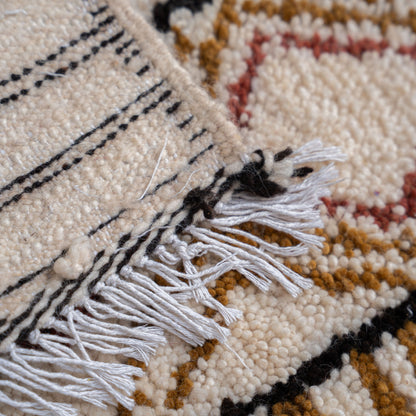 Handcrafted Azilal Wool Rug — Abstract Tribal Storytelling