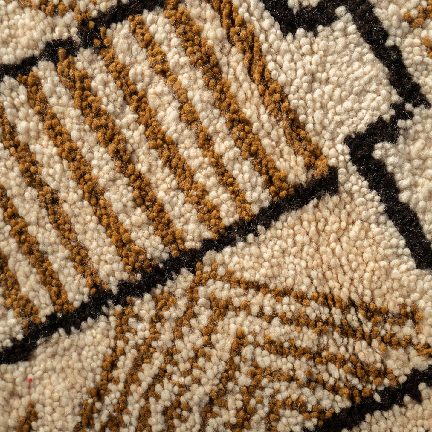 Handcrafted Azilal Wool Rug — Abstract Tribal Storytelling