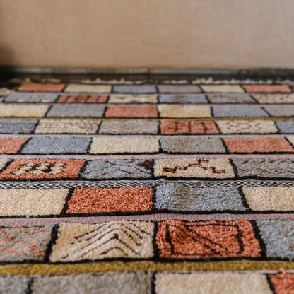 Colorful Azilal Rug – Handmade Moroccan Wool Carpet with Berber Motifs