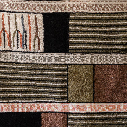 Modern Azilal Rug – Handmade Moroccan Wool Carpet with Geometric Design